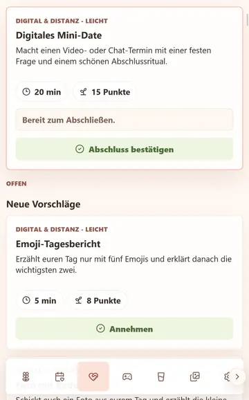 Mobiler Screenshot: Aufgabe